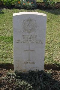 Ismailia War Memorial Cemetery - Barnes, William